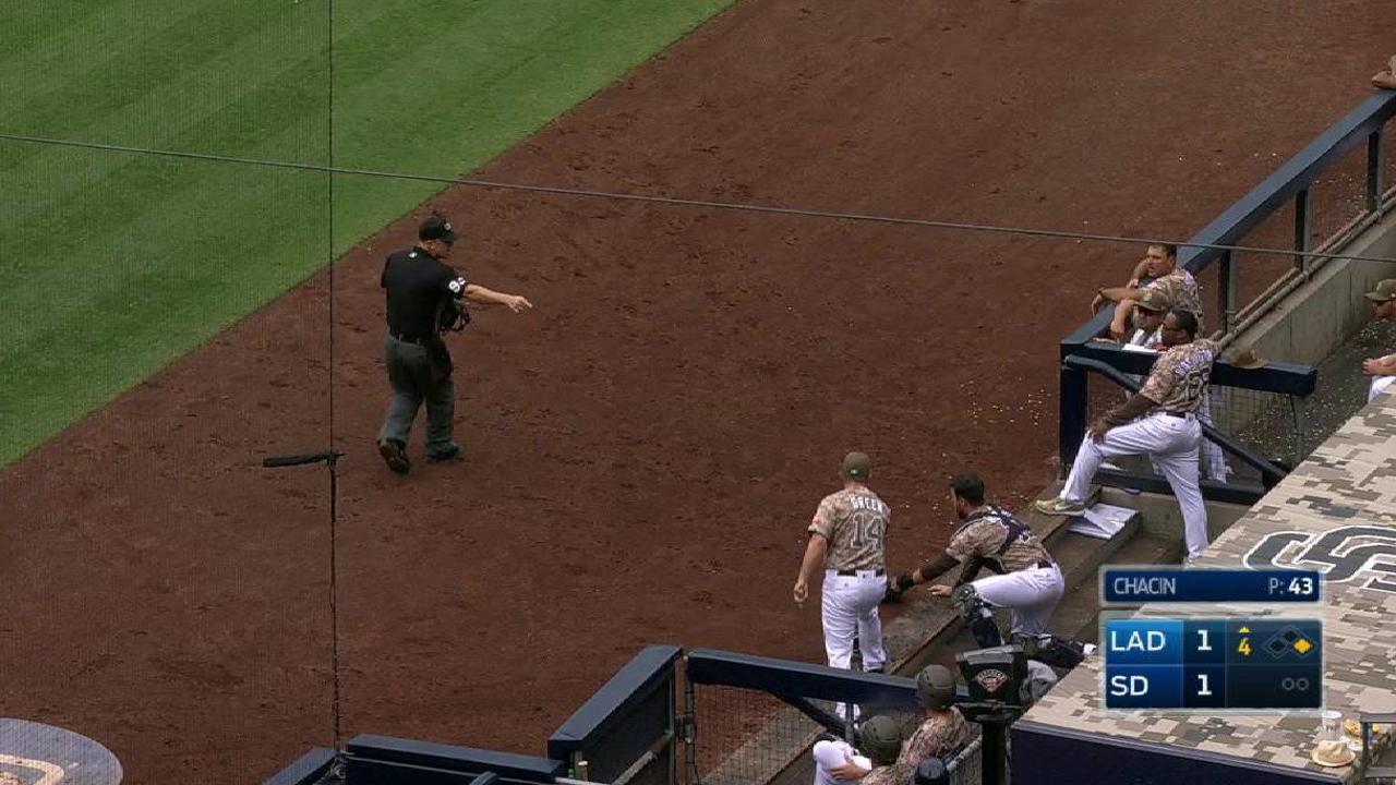 Granderson takes second on error