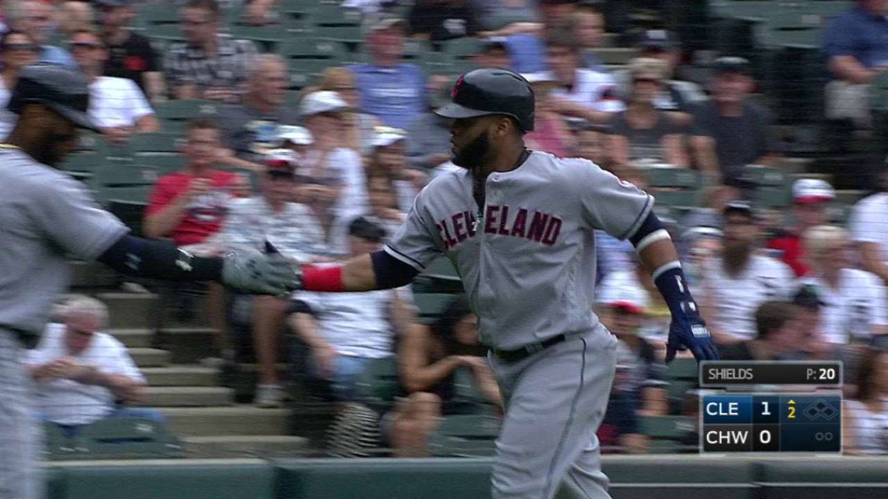 Tribe's 12-game streak is MLB's longest of '17