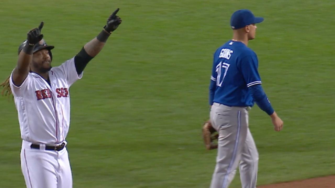 Hanley, Boston sentenciaron maratón vs. Azulejos en la 19na