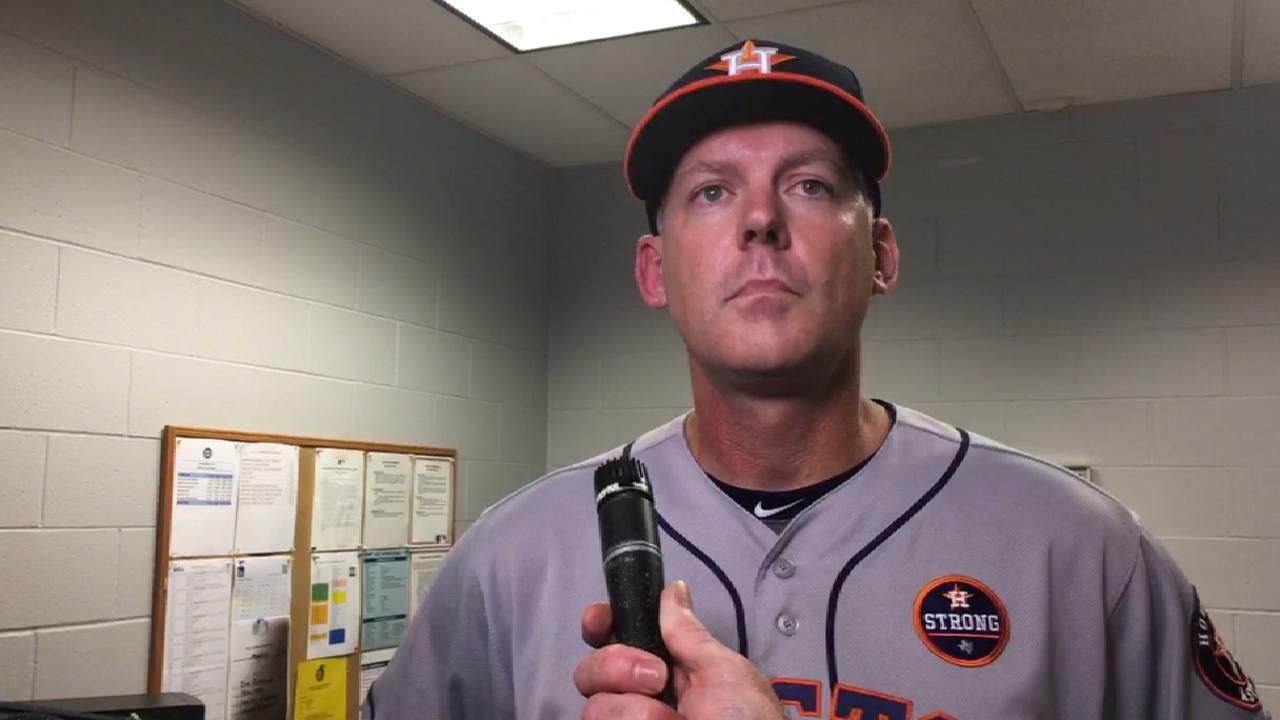 Hinch on the Astros' 3-1 win