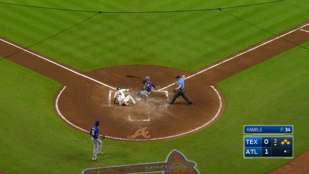 Suzuki comes home on an error