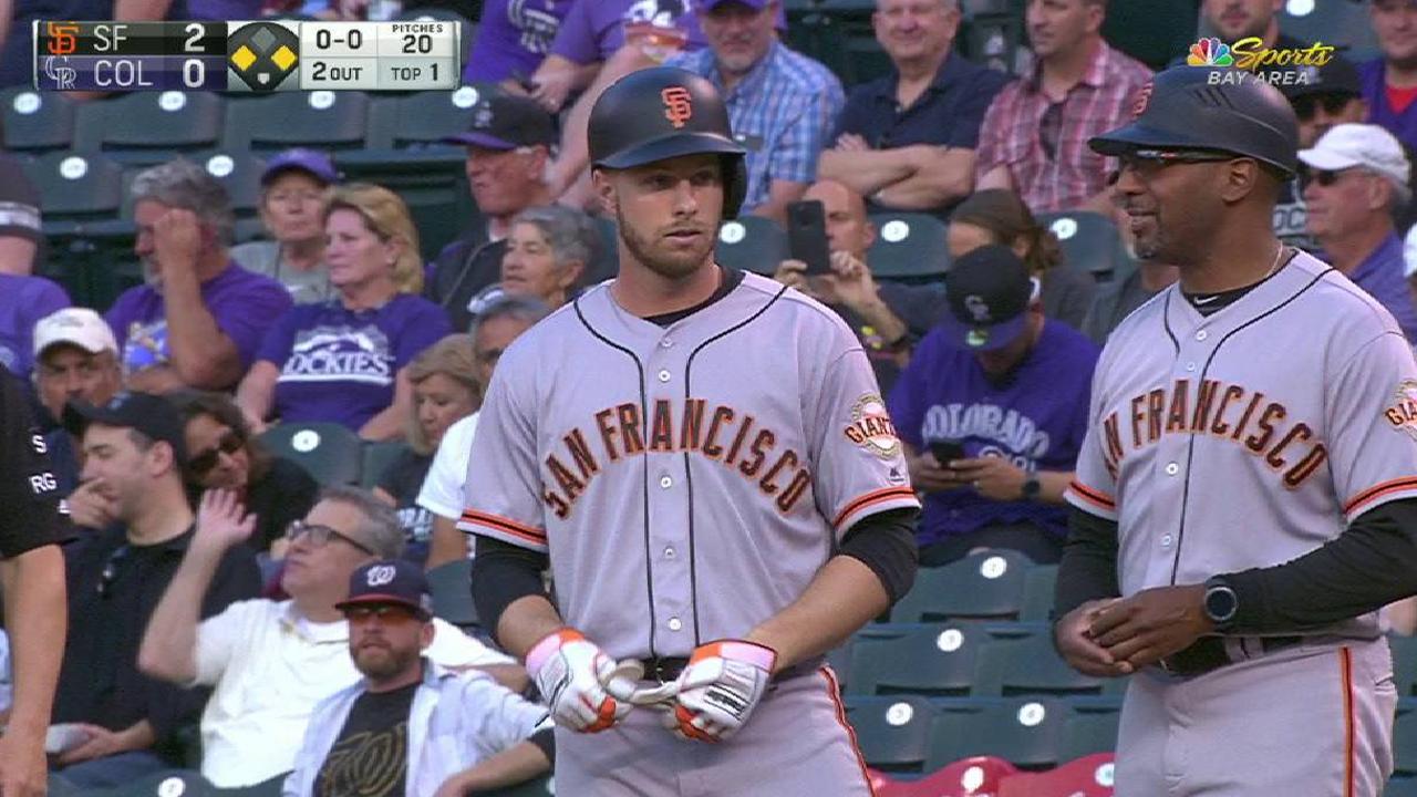 Slater's two-run single