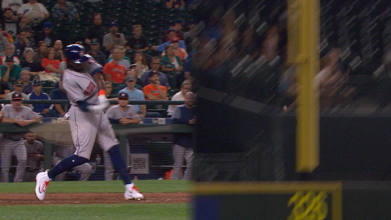 Astros llevan a siete su cadena de victorias detrás de HR de Maybin