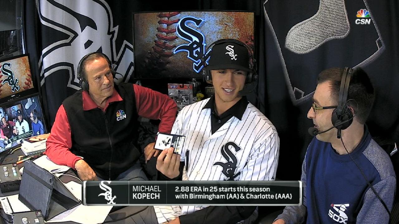 Sox prospect Kopech joins booth