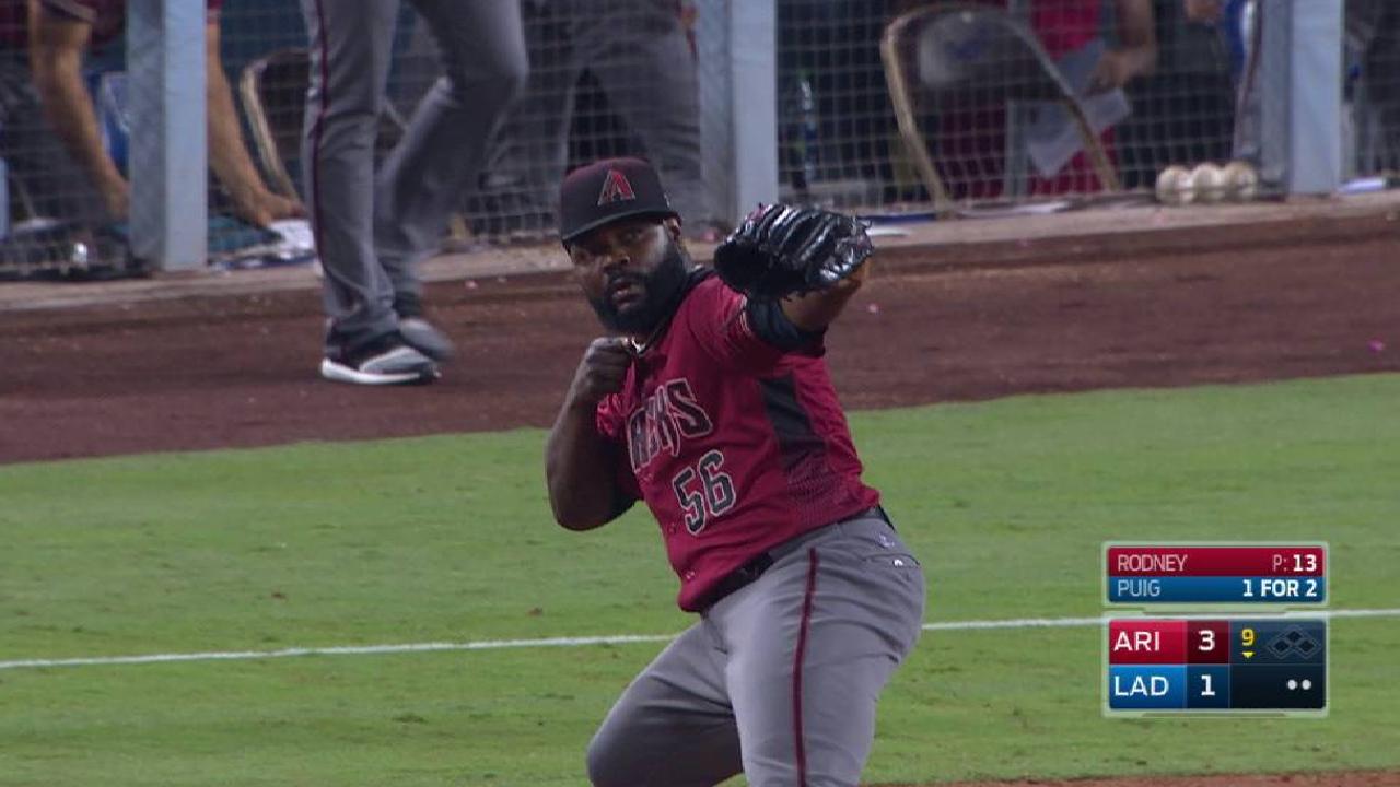 Rodney notches the save