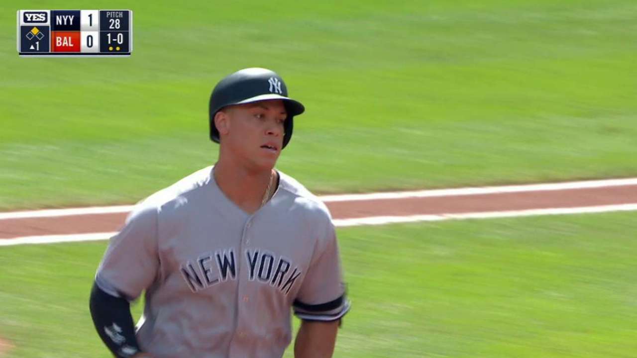 Judge's two-run homer