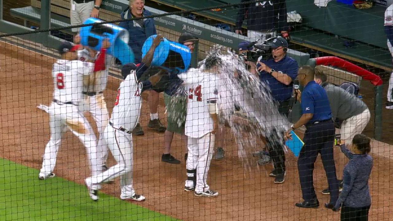 Suzuki doused talking walk-off