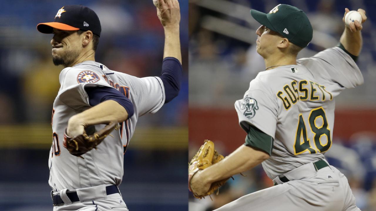 Morton, Peacock lead Astros in twin bill vs. A's