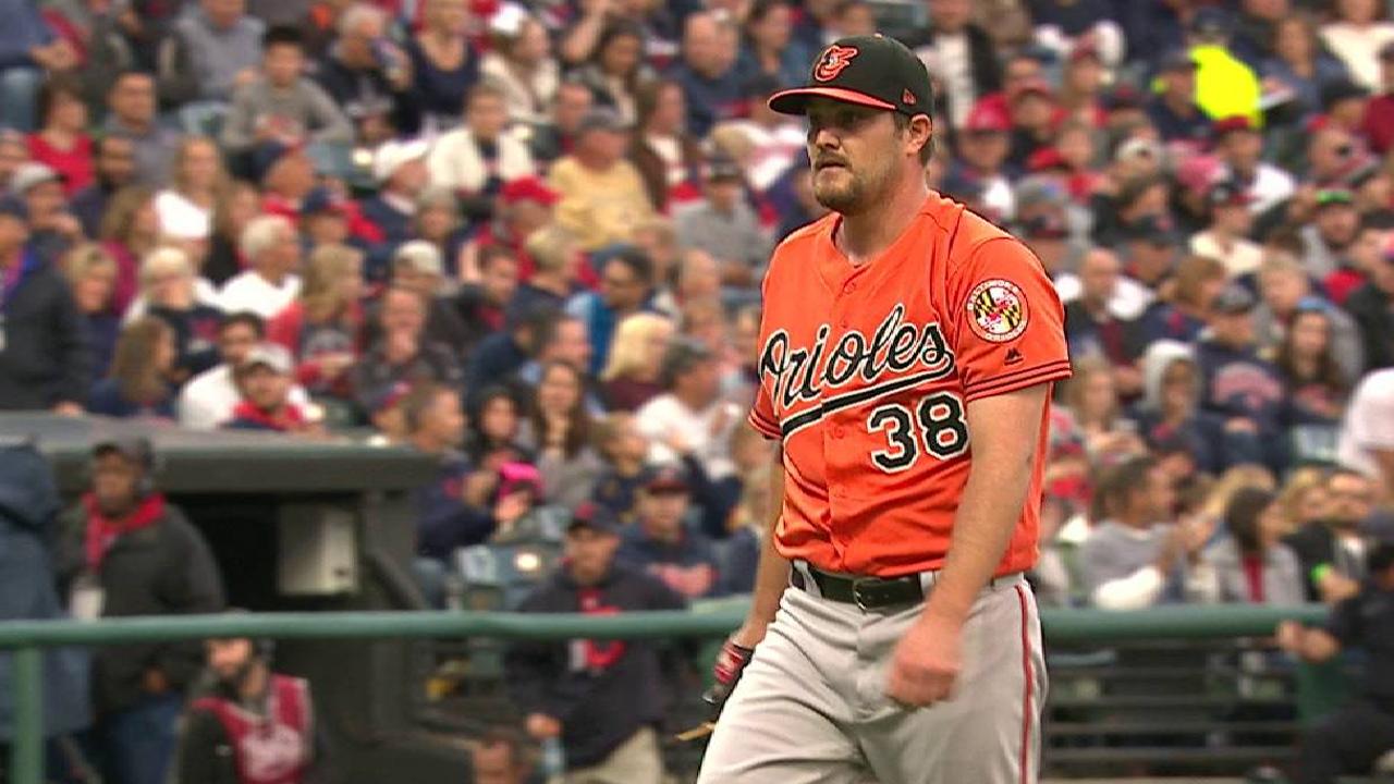 Miley, O's have little margin for error vs. Tribe