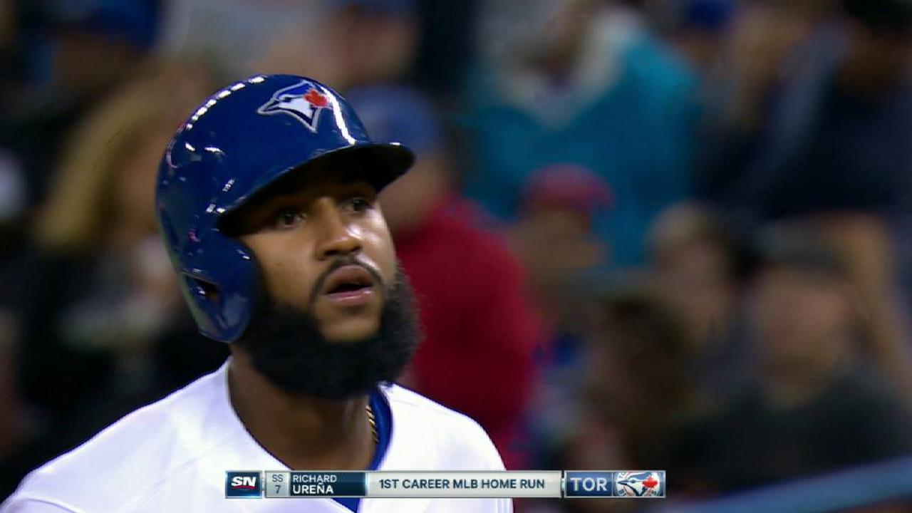 Urena continues to impress with first homer