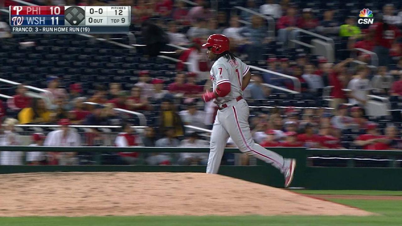 Phils drop slugfest after late rally falls short