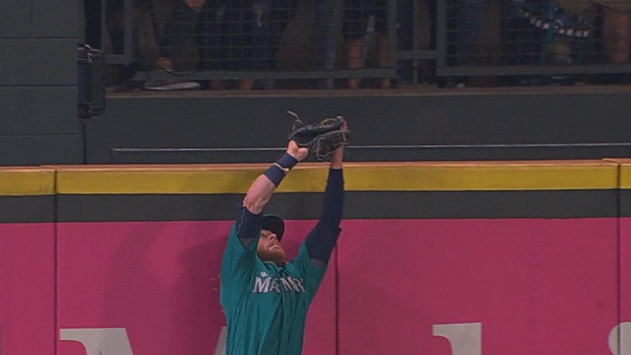 Gamel's terrific leaping catch
