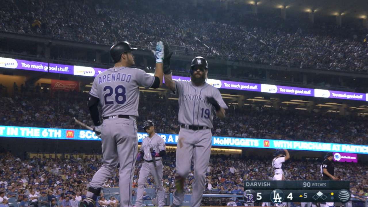 Rox's rally sends Dodgers to 8th straight loss