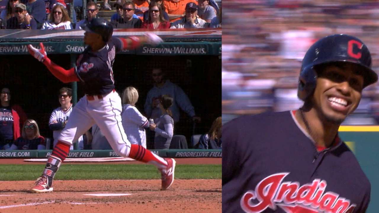 17 for '17! Tribe rides 107, 105 mph hits to top