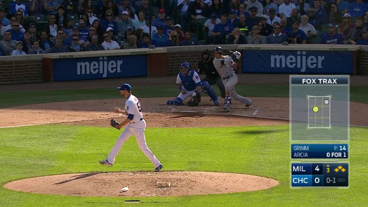 Arcia's two-run double