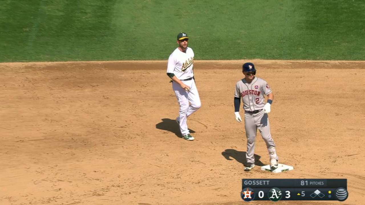 Bats can't back Morton in Game 1 loss to A's