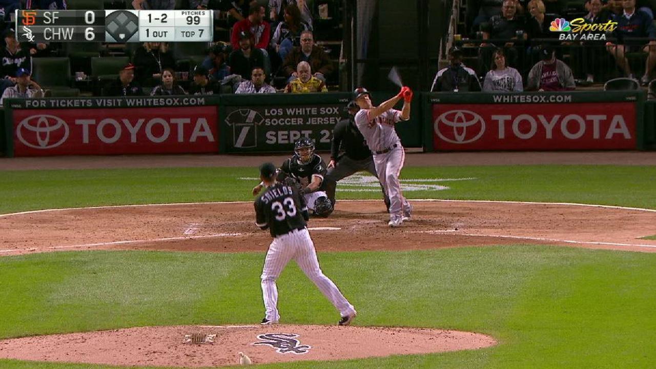 Samardzija struggles, Giants bashed in Chicago