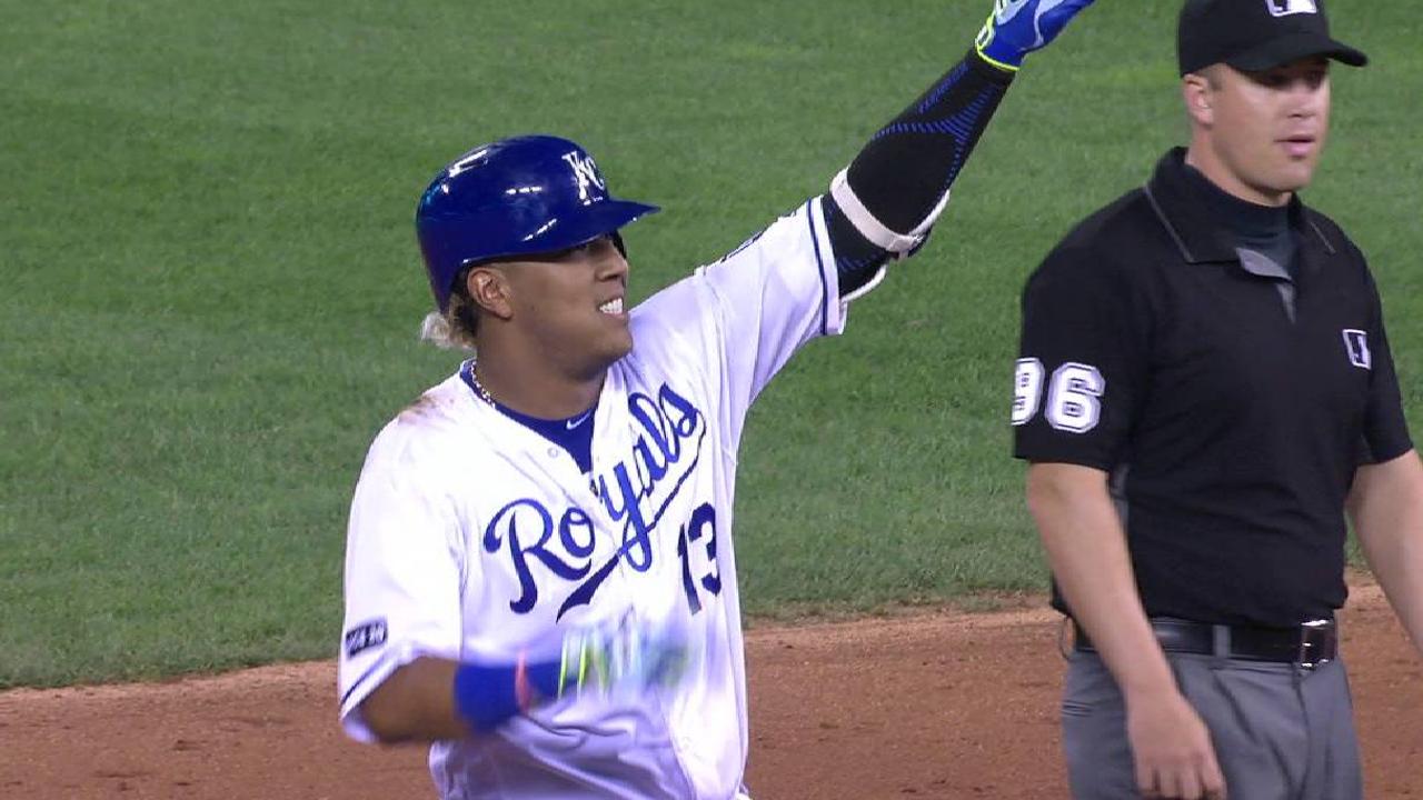 Perez's RBI double