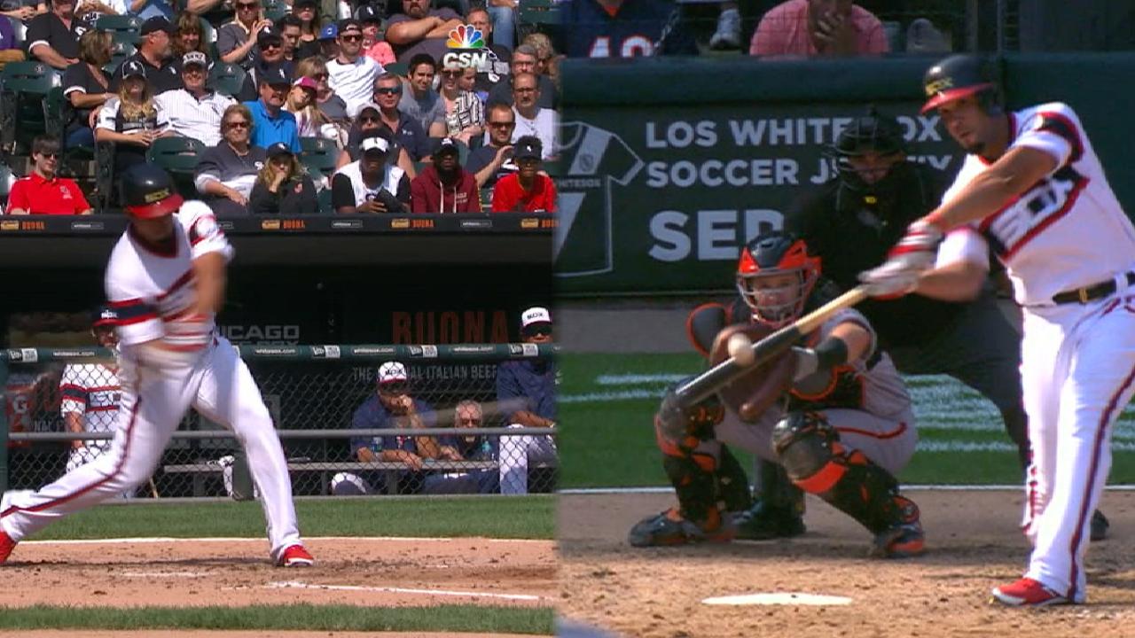 Abreu pega dos jonrones y White Sox apabullan a Gigantes
