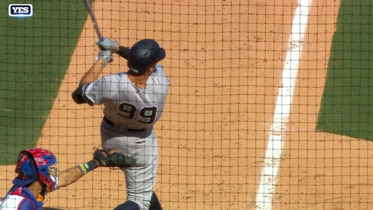 Judge's second homer of the game