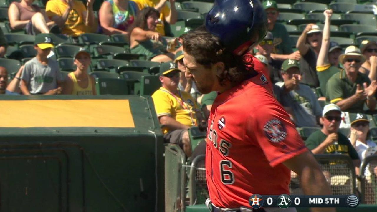 Marisnick tossed from the game