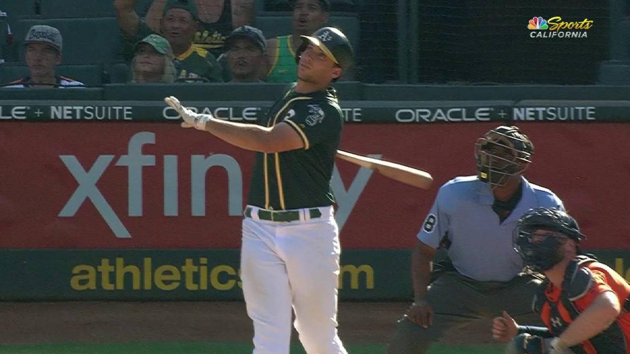 Olson's two-run home run