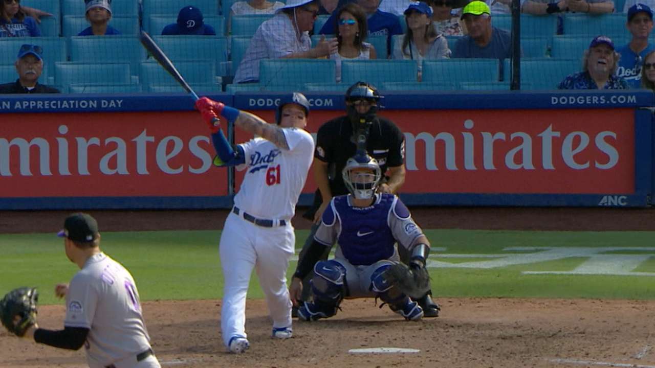 Verdugo's first career homer