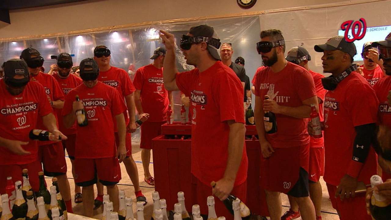 Scherzer starts celebration