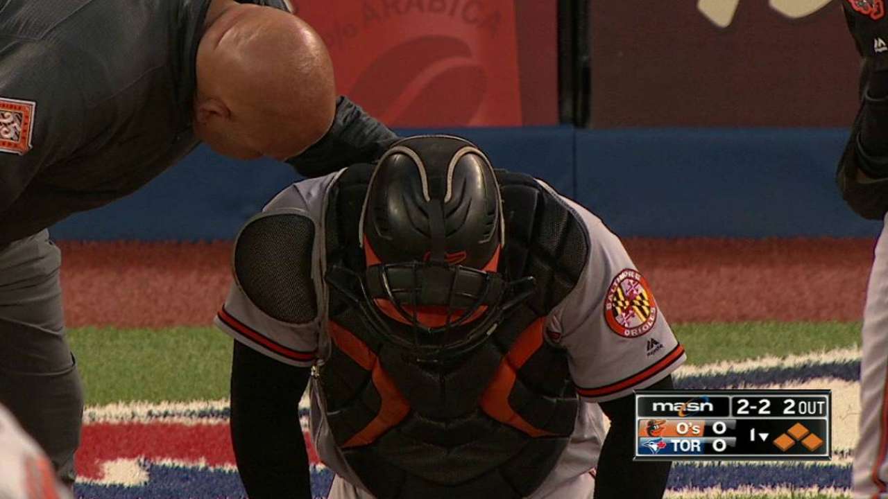 Castillo gets shaken up