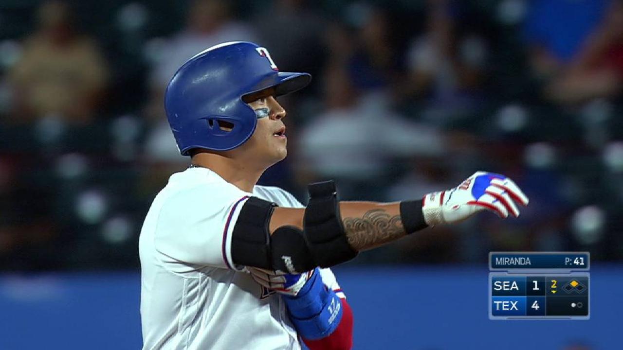 Choo's two-run double
