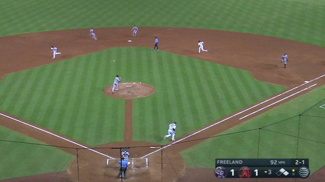 Rockies turn DP to end threat