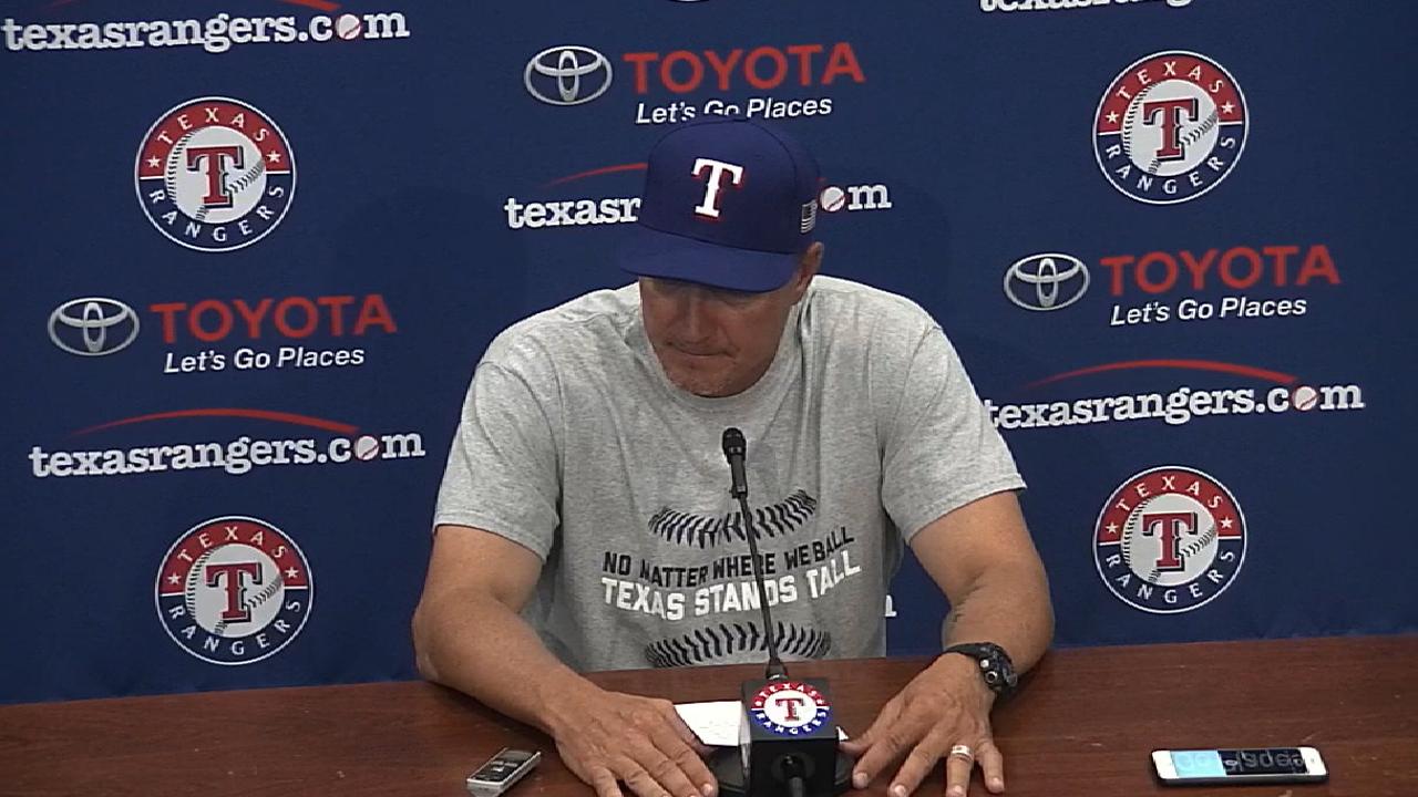 Banister on Rangers' 5-3 win