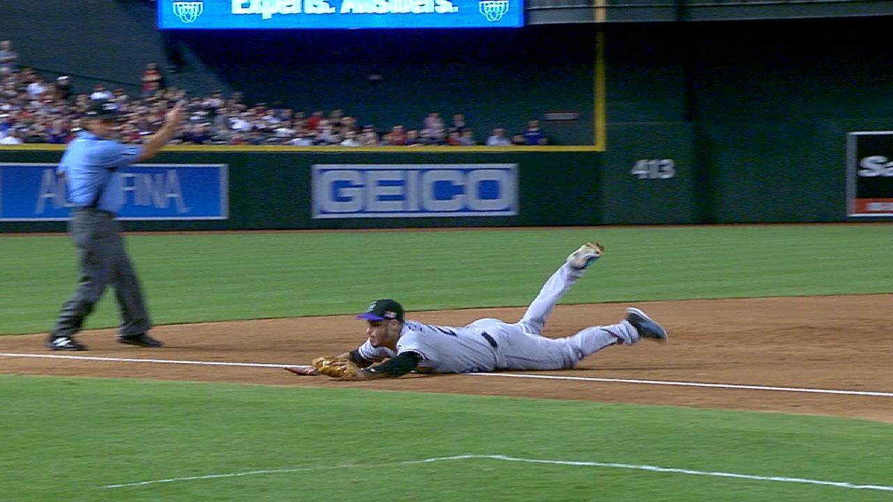 Arenado's spectacular stop