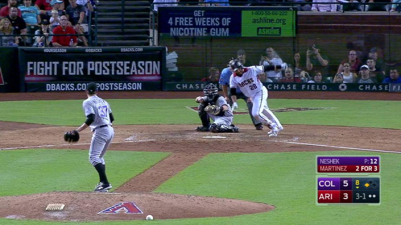 D-backs' rally falls short in opening loss to Rox