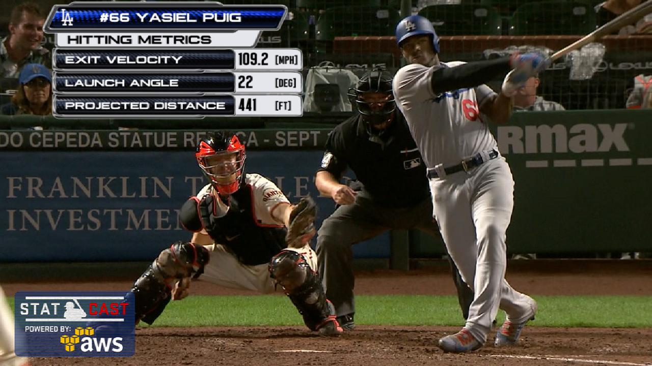 Statcast: Puig's 441-ft. homer