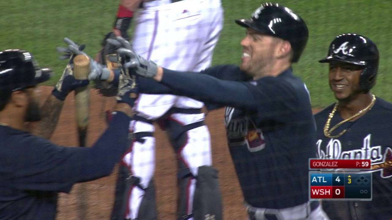 Freeman's three-run homer