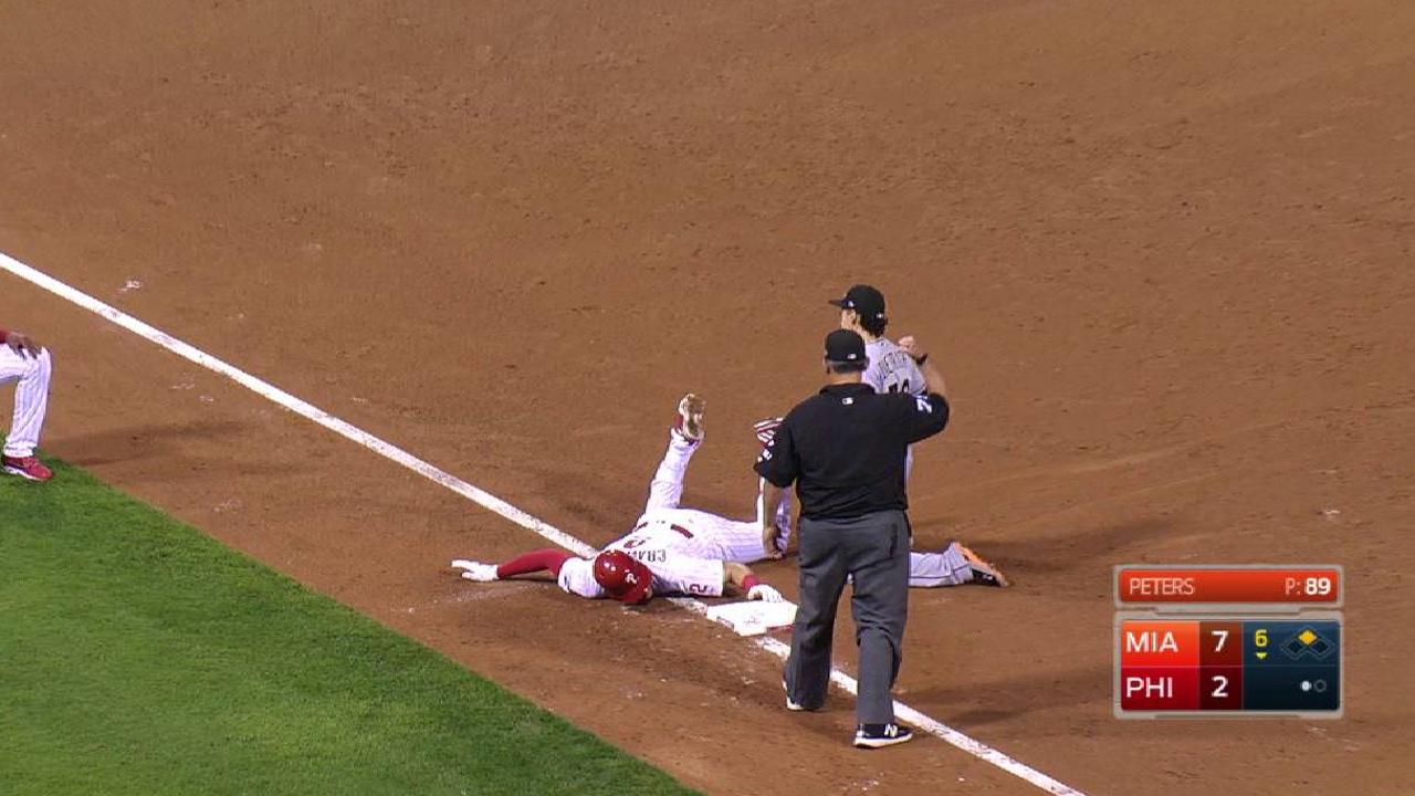 Marlins' 9-4-5 relay