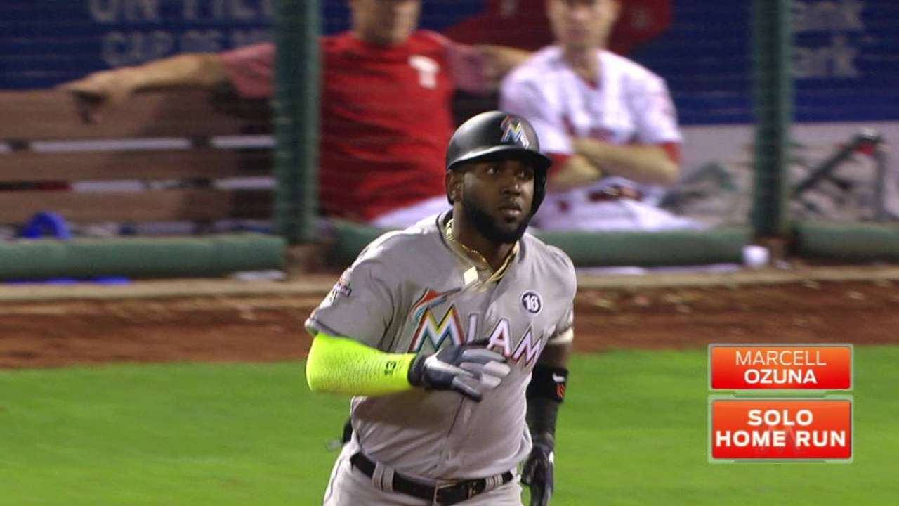 Ozuna's go-ahead solo homer