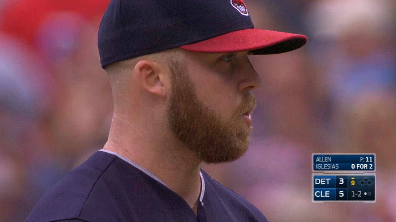 Allen clinches Tribe's 21st win