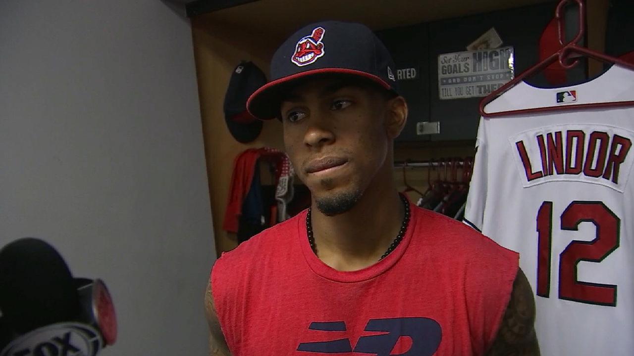 Lindor on 21st straight win