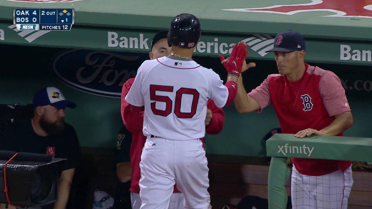 Betts' RBI groundout