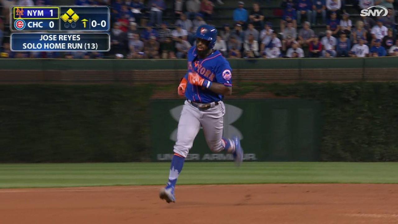 Mets can't stop Cubs after Reyes' leadoff HR