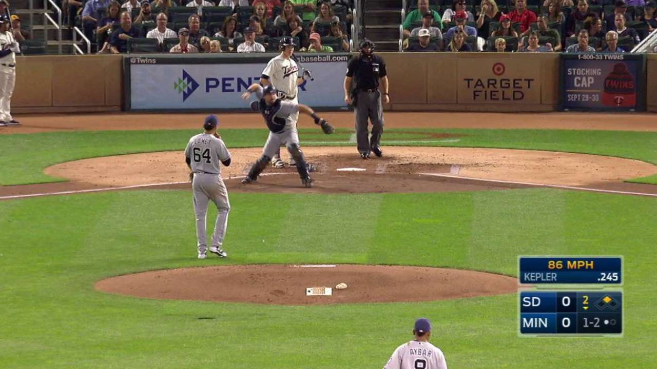 Rosario races home from second