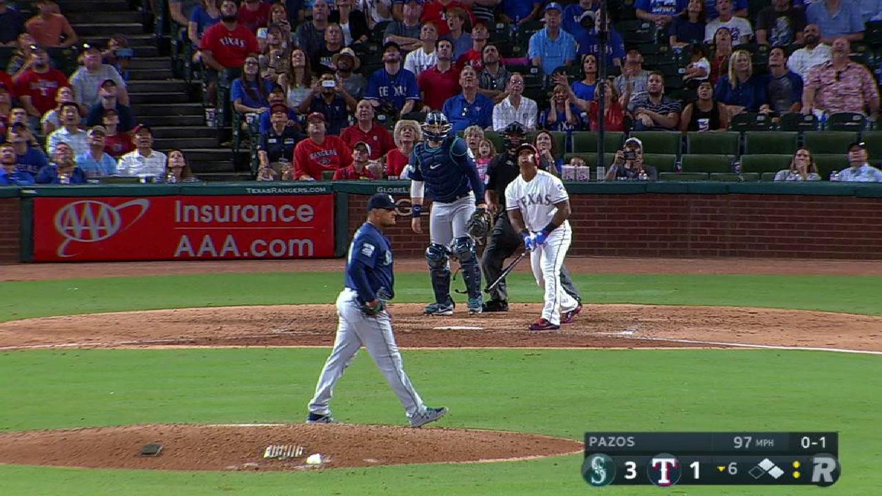 Pazos retires Beltre
