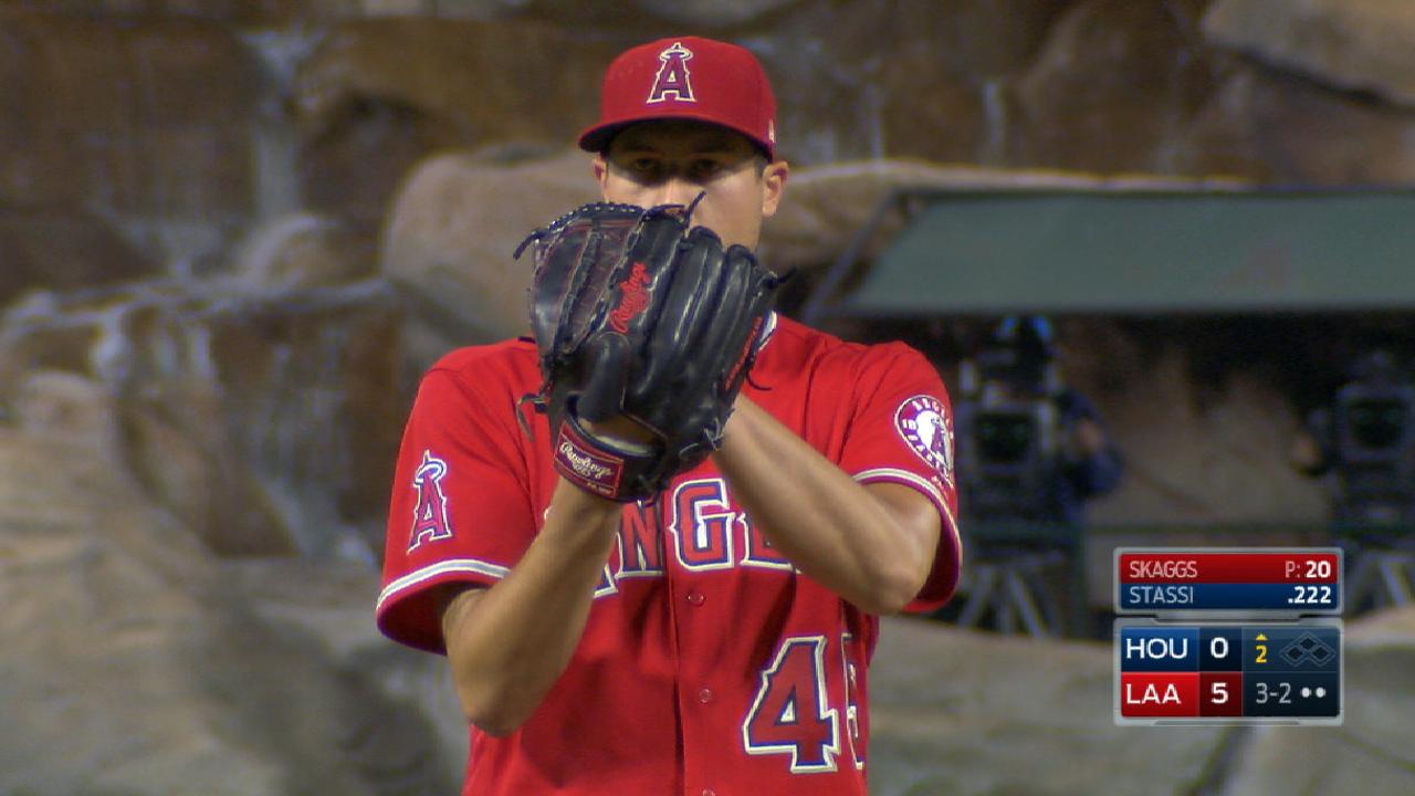 Skaggs' scoreless start