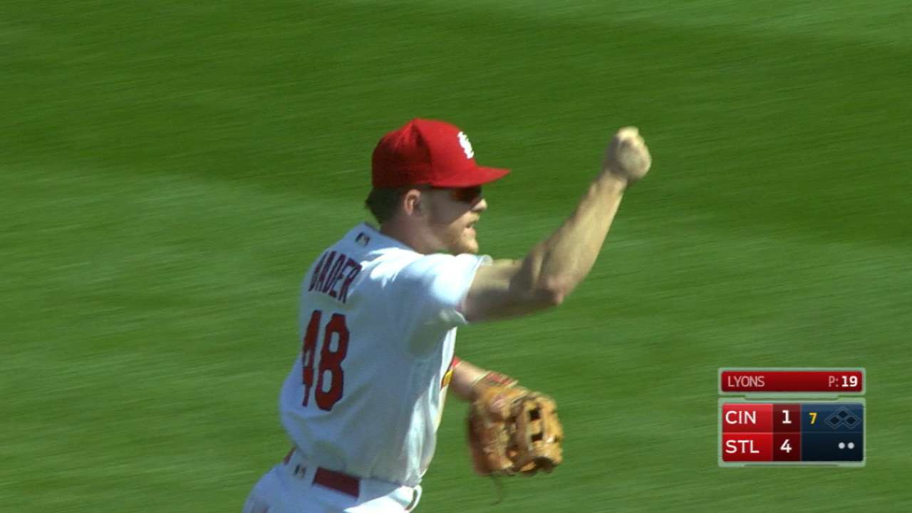Cards relay to nab Votto at home