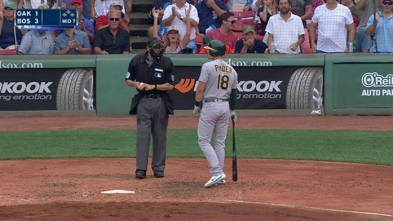 Reed strands the bases loaded