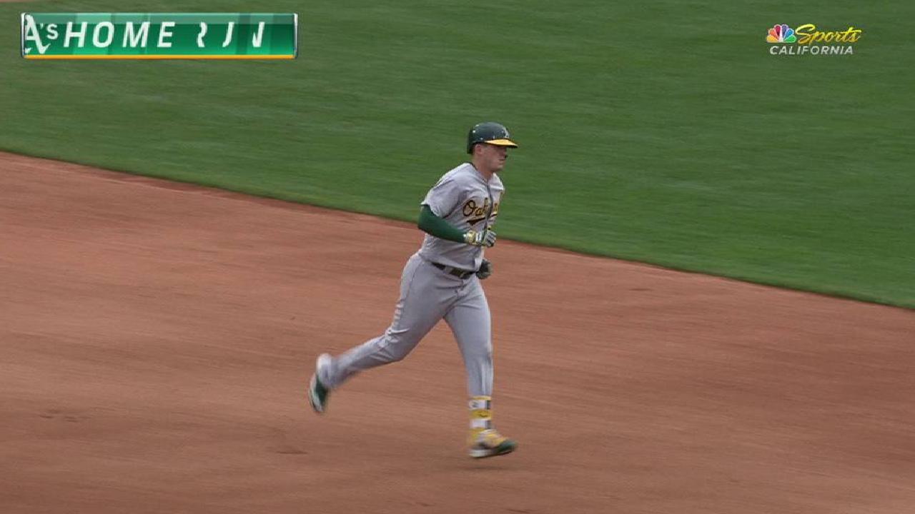 Healy's solo home run