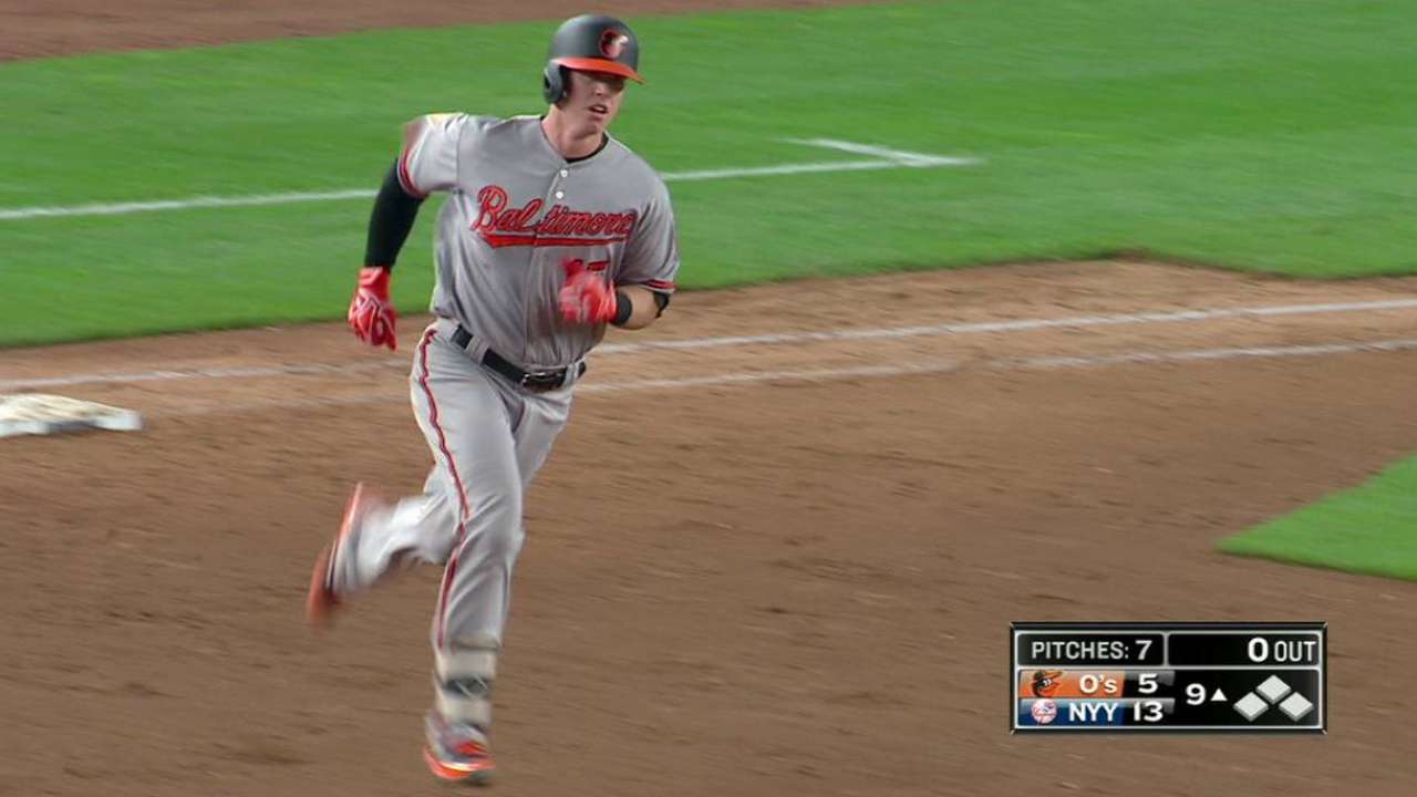Sisco's first career home run