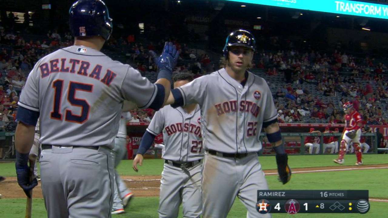 Astros le pegan a los Angelinos y reducen a 3 su número mágico